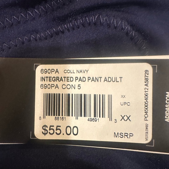 Adidas Integrated Football Pant - Size: 2XL - Picture 7 of 7